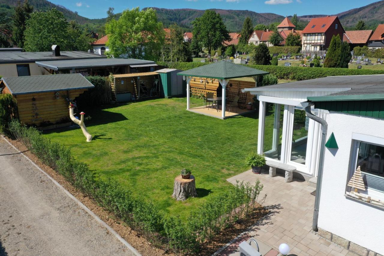 Ferienhaus Zur Lehns Mit Garten Am Harz Ilsenburg Exterior photo